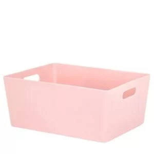 Wham Studio 5.02 Blush Plastic Nestable Storage Basket (H)150mm (W)260mm