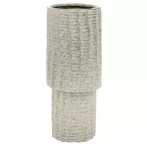 Interiors By Ph Large Grey Textured Stoneware Vase