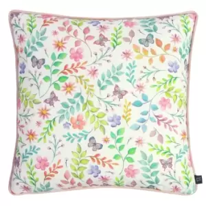 Furn Secret Garden Floral Cushion Cover (One Size) (Multicoloured)