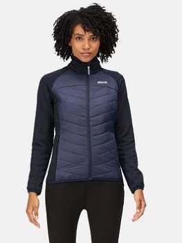 Regatta Clumber II Hybrid Quilted Jacket - Navy, Size 16, Women