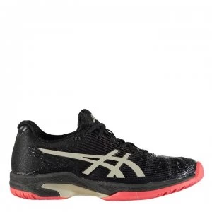 Asics Solution Speed FF Limited Edition Ladies Tennis Shoes - Black/Gold