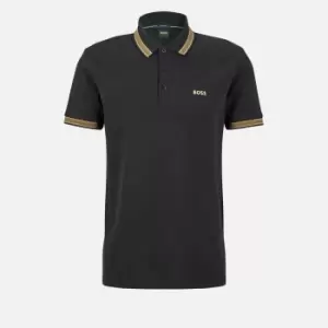 Hugo Boss Contrast Trim Cotton Polo Shirt - M