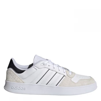 adidas Breaknet Plus Court Trainers Mens - White/Wht/Black