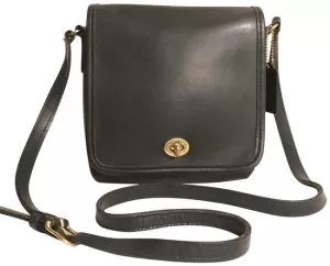 Coach Flapover crossbody bag Black