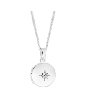 Simply Silver Mini Locket Necklace