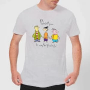 Ed, Edd n Eddy Puberty Is Unforgiving Mens T-Shirt - Grey - S