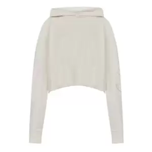 Hugo Dangaya Crop Hoodie - White