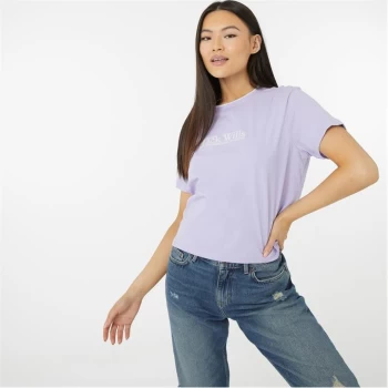 Jack Wills Milsom Boxy T-Shirt - Lilac