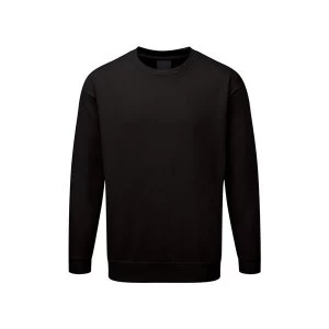 Click Workwear Sweatshirt Polycotton 300gsm Small Black