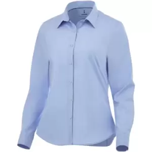 Elevate Womens/Ladies Hamell Long Sleeve Shirt (L) (Light Blue)