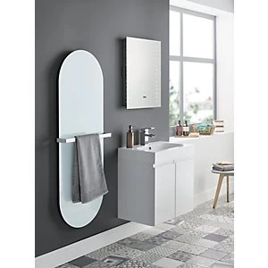 Wickes Talana White Gloss Wall- Hung Compact Units - 400 mm