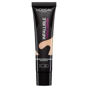 LOreal Infallible Total Cover Foundation 9 Sand