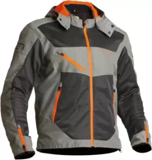 Lindstrands Rexbo Motorcycle Textile Jacket, grey-orange, Size 54, grey-orange, Size 54