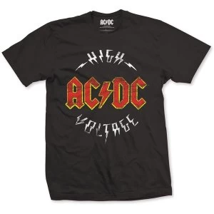 AC/DC - High Voltage Unisex Small T-Shirt - Black