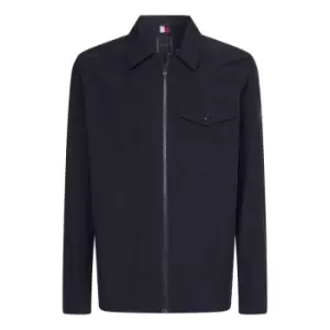 Tommy Hilfiger Nylon Shirt Jacket - Blue