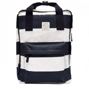 Jack Wills Haltwhistle Graphic Backpack - Navy