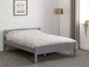 Seconique Amber 4ft6 Double Grey Wooden Bed Frame