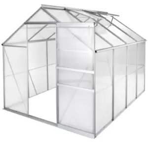 Tectake Greenhouse In Aluminium & Polycarbonate