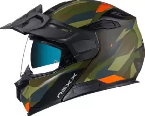 Nexx X.Vilijord Taiga Helmet, black-green-orange, Size S, black-green-orange, Size S