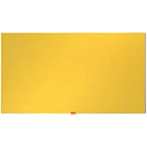 Nobo Notice Board Felt Yellow 50 x 89 cm