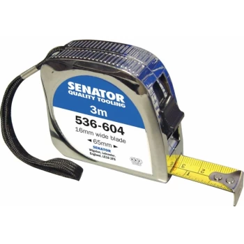 Senator - 3M Locking Tape Rule - Chromed Case