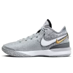 nike ZOOM LEBRON NXXT GEN, WOLF GREY/WHITE-IRON GREY-BLACK