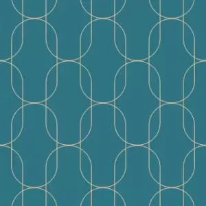 Superfresco Colours Eternity Teal Wallpaper