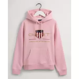 Gant Archive Shield Hoodie - Pink