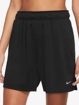 Nike Attack 5" Shorts - Black/White, Size XS, Women