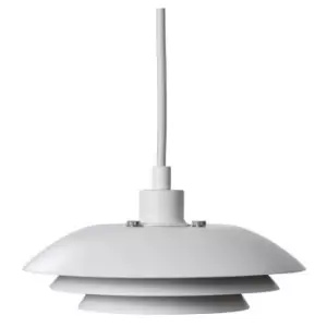 Dyberg Larsen Dome Pendant Ceiling Light Matt White 20cm