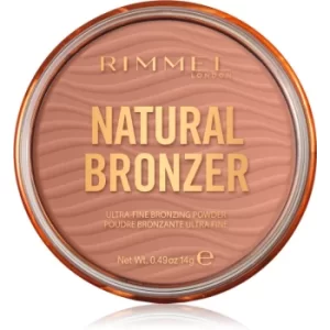 Rimmel Natural Bronzer Bronzing Powder Shade 001 Sunlight 14 g