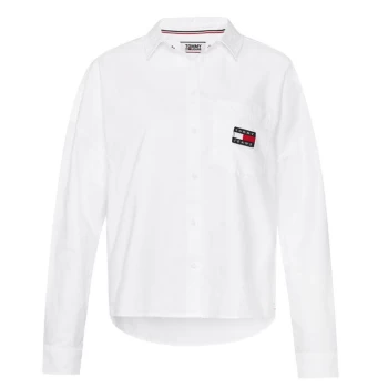 Tommy Jeans Badge Shirt - WHITE