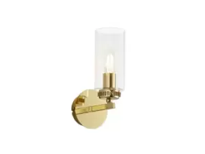 Wall Lamp Switched, 1 x E14, Polished Gold