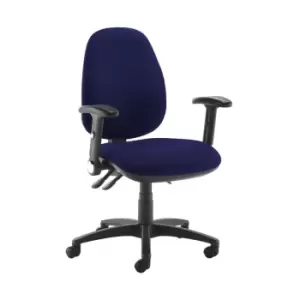 Dams MTO Jota High Back Operator Chair with Folding Arms - Slip Grey