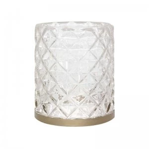 Yankee Candle Langham Faceted Glass Jar Holder