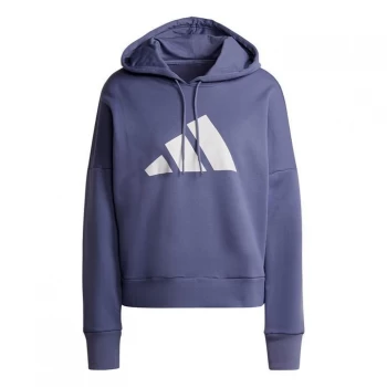 adidas Future Icons 3B Hoodie Womens - Orbit Violet