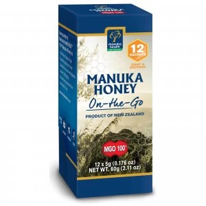 MGO 100+ Pure Manuka Honey - Snap Pack - 5g - Pack of 12