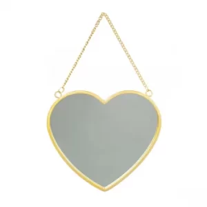 Sass & Belle Gold Heart Mirror