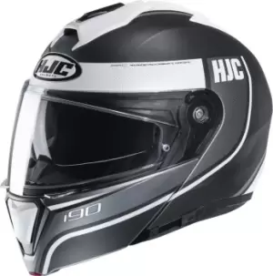 HJC i90 Davan Helmet, grey-white, Size L, grey-white, Size L