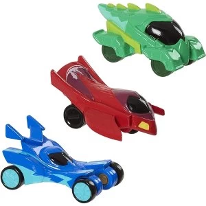 Night Time Micros Hero Vehicles (PJ Masks) 3 Pack Figures