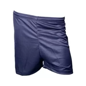 Precision Unisex Adult Micro-Stripe Football Shorts (S) (Navy)