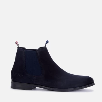 Tommy Hilfiger Mens Casual Suede Chelsea Boots - Desert Sky - UK 8