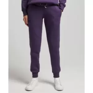 Superdry Logo Jogging Pants - Purple