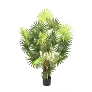 Artificial 120cm Fan Palm Tree In Pot