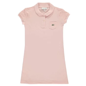 Lacoste Junior Girls Polo Shirt Dress - Pink