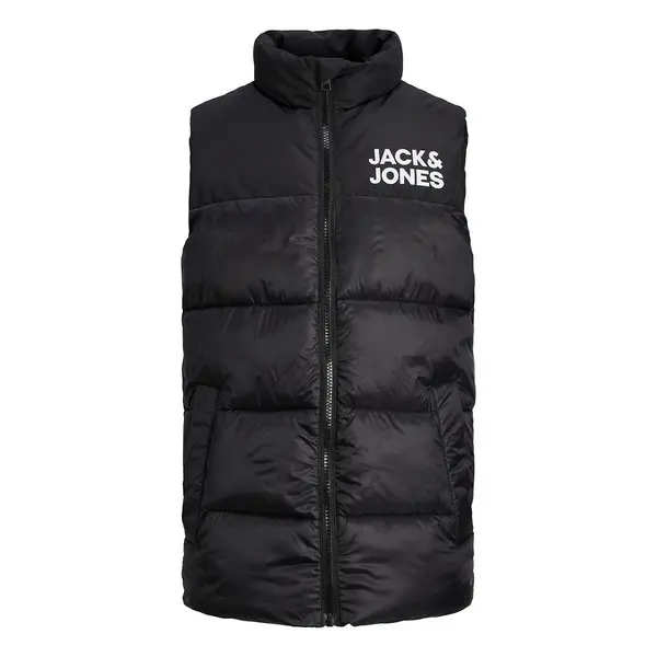 Logo Print Padded Gilet