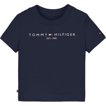 Tommy Hilfiger Essential T Shirt - Navy C87