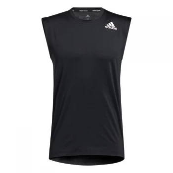 adidas Techfit Sleeveless Fitted Tank Top Mens - Black