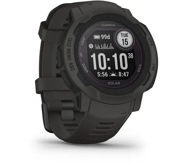 Garmin Instinct 2 Solar - Graphite, 45 mm, Silver/Grey 753759278861