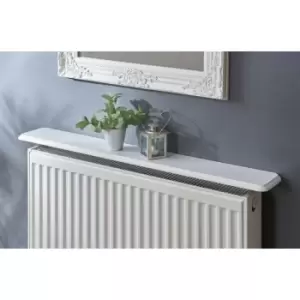 60cm Radiator Shelf White Finish